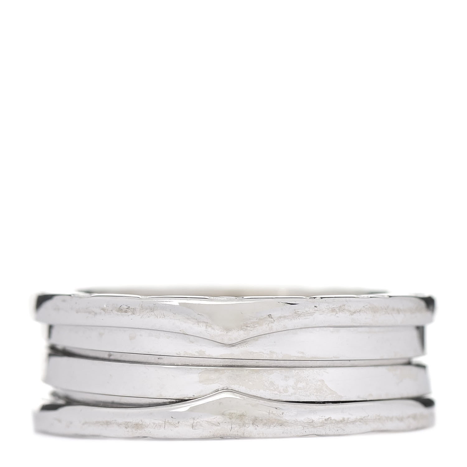 Bulgari 18K White Gold B.Zero1 Three-Band Ring 62 10 3 of 6
