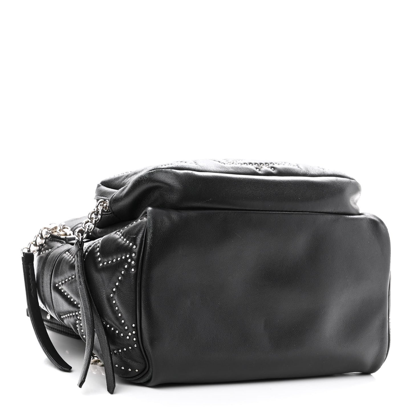 Nappa Star Quilted Studded Helia Backpack Black