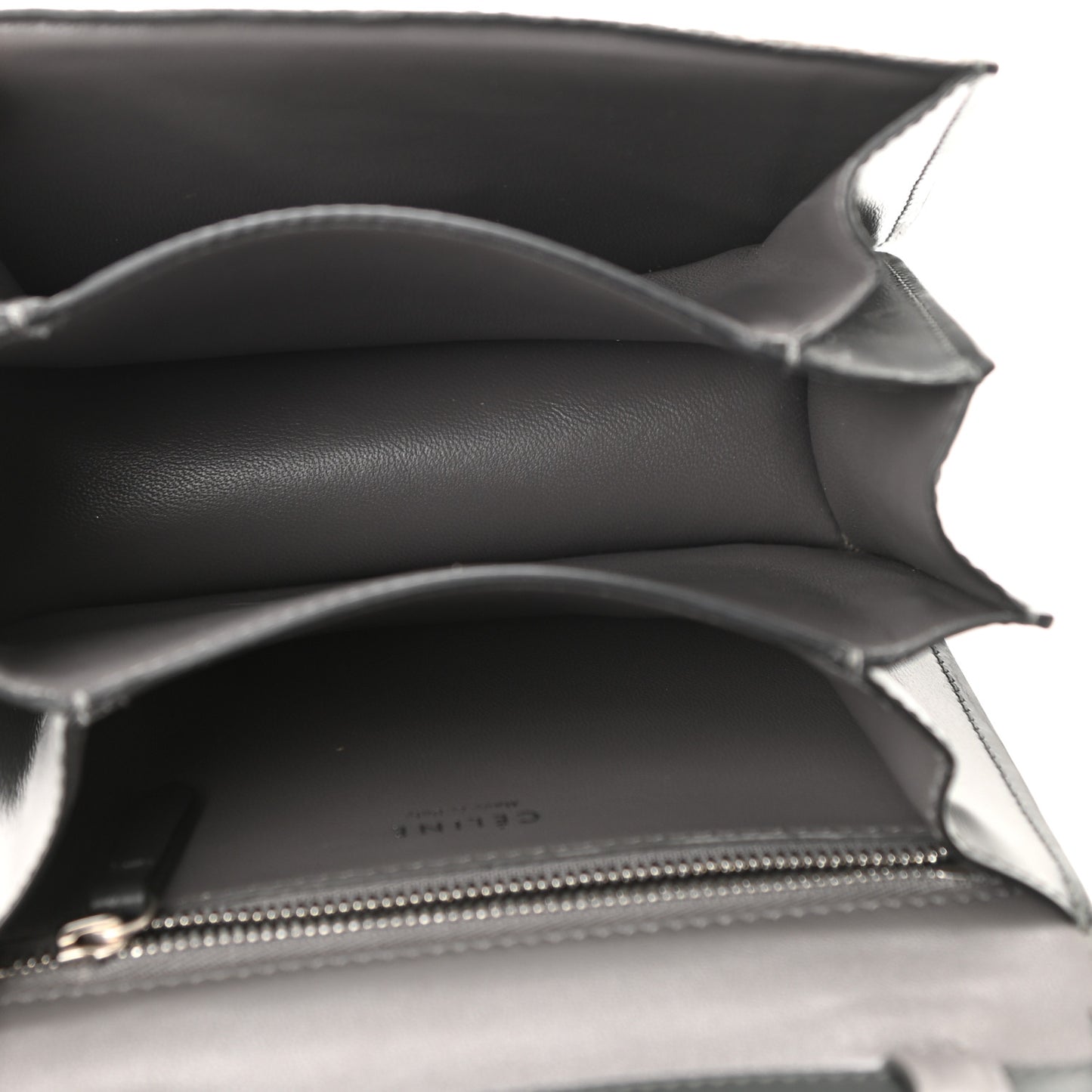 Stingray Small Classic Box Flap Bag Grey