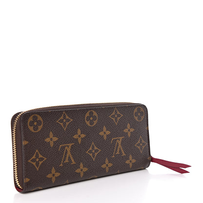 Louis Vuitton Monogram Clemence Wallet Fuchsia 3 of 8