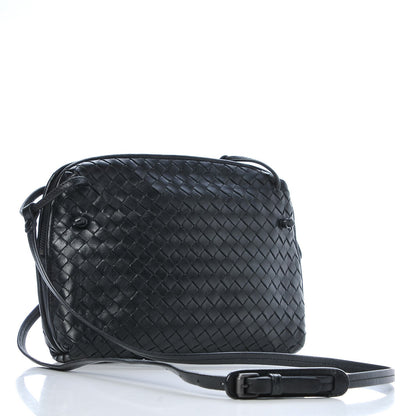 Bottega Veneta Nappa Intrecciato Pillow Crossbody Messenger Nero Black 3 of 7