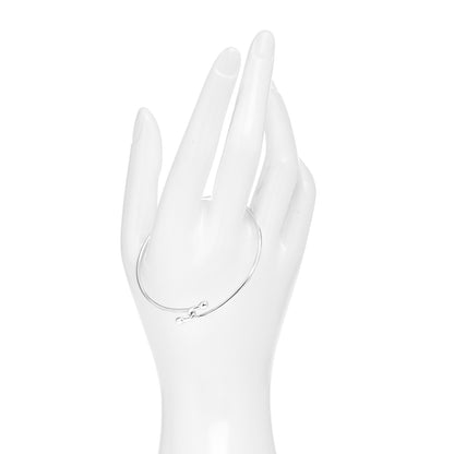 Tiffany Sterling Silver Hook Bangle Bracelet 2 of 4