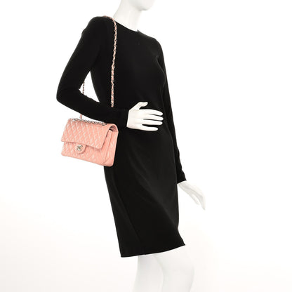Chanel Patent Quilted Medium Double Flap Light Pink 2 of 9