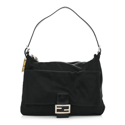 Fendi Nylon Mama Baguette Black 1 of 8
