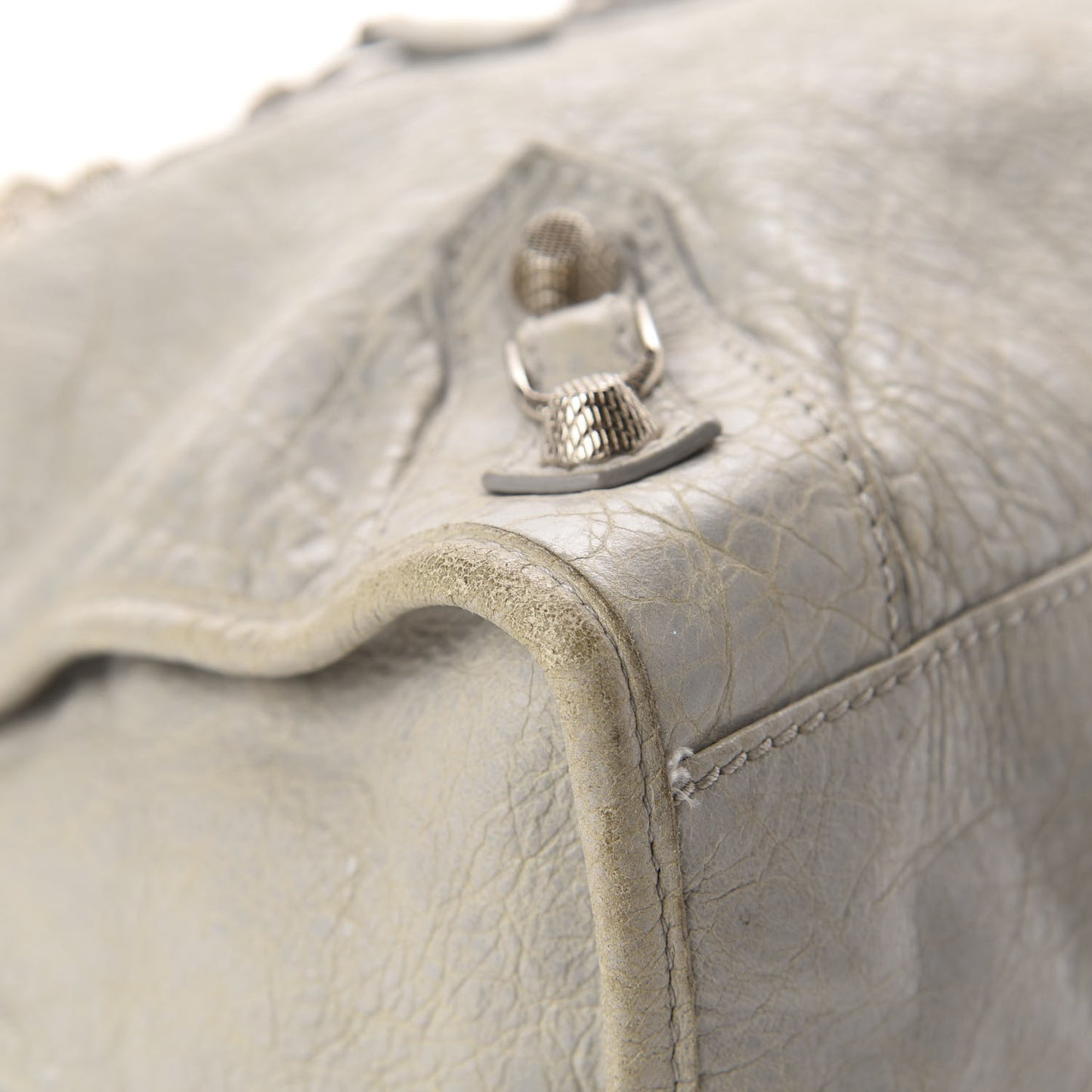 Agneau Giant 12 Silver Hardware City Gris Ciment