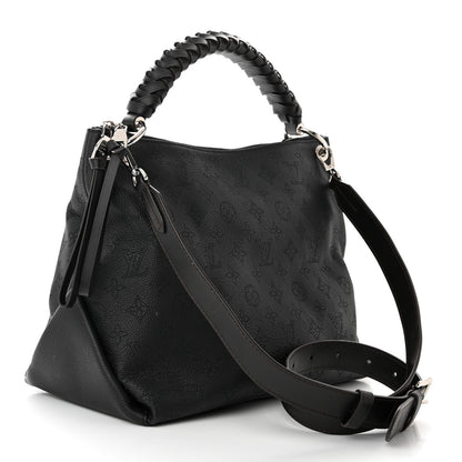 Louis Vuitton Mahina Beaubourg Hobo MM Black 3 of 9