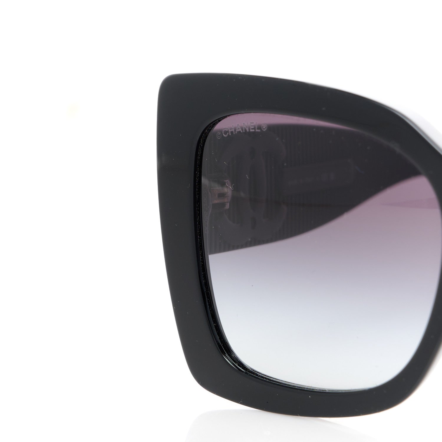 Chanel Square Polarized CC Sunglasses 5494-A Black 7 of 7