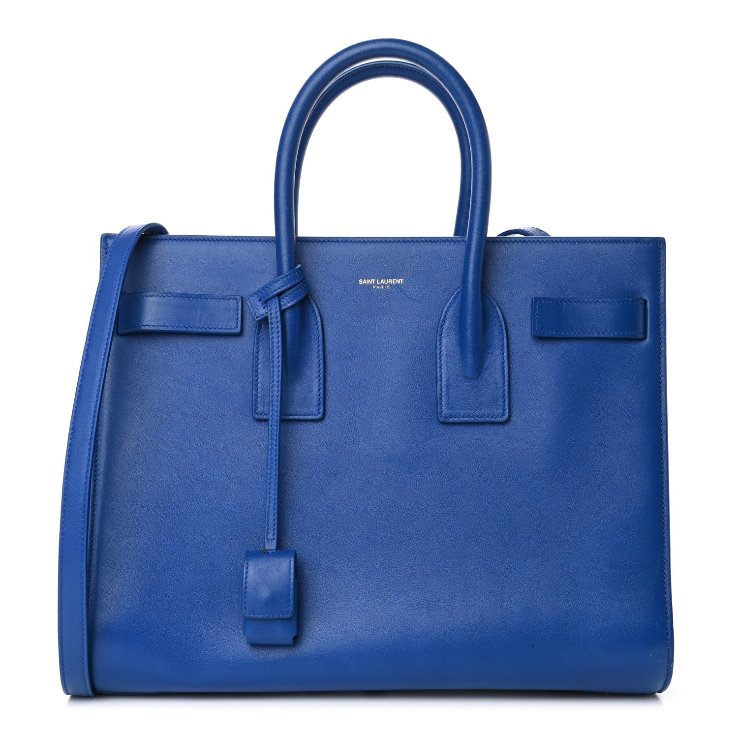 Saint Laurent Calfskin Small Sac De Jour Blue Majorelle 1 of 5