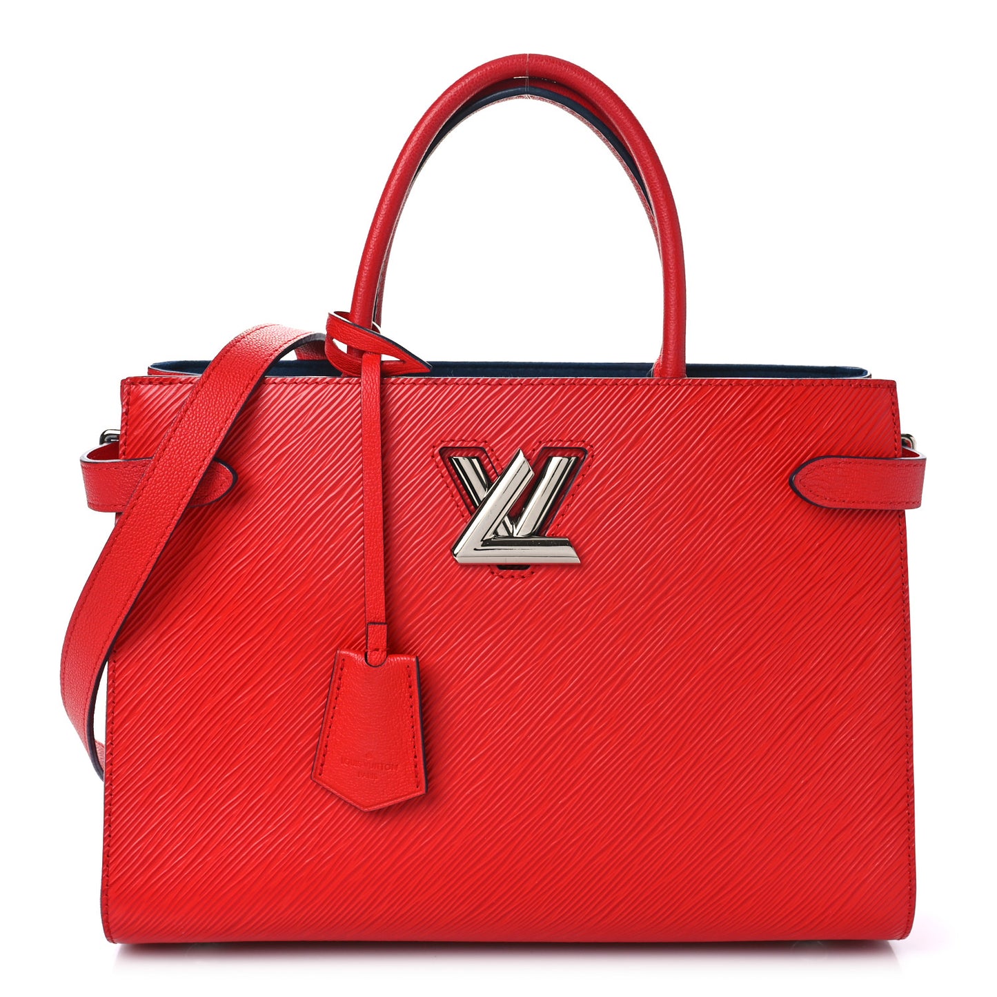 Epi Twist Tote Coquelicot