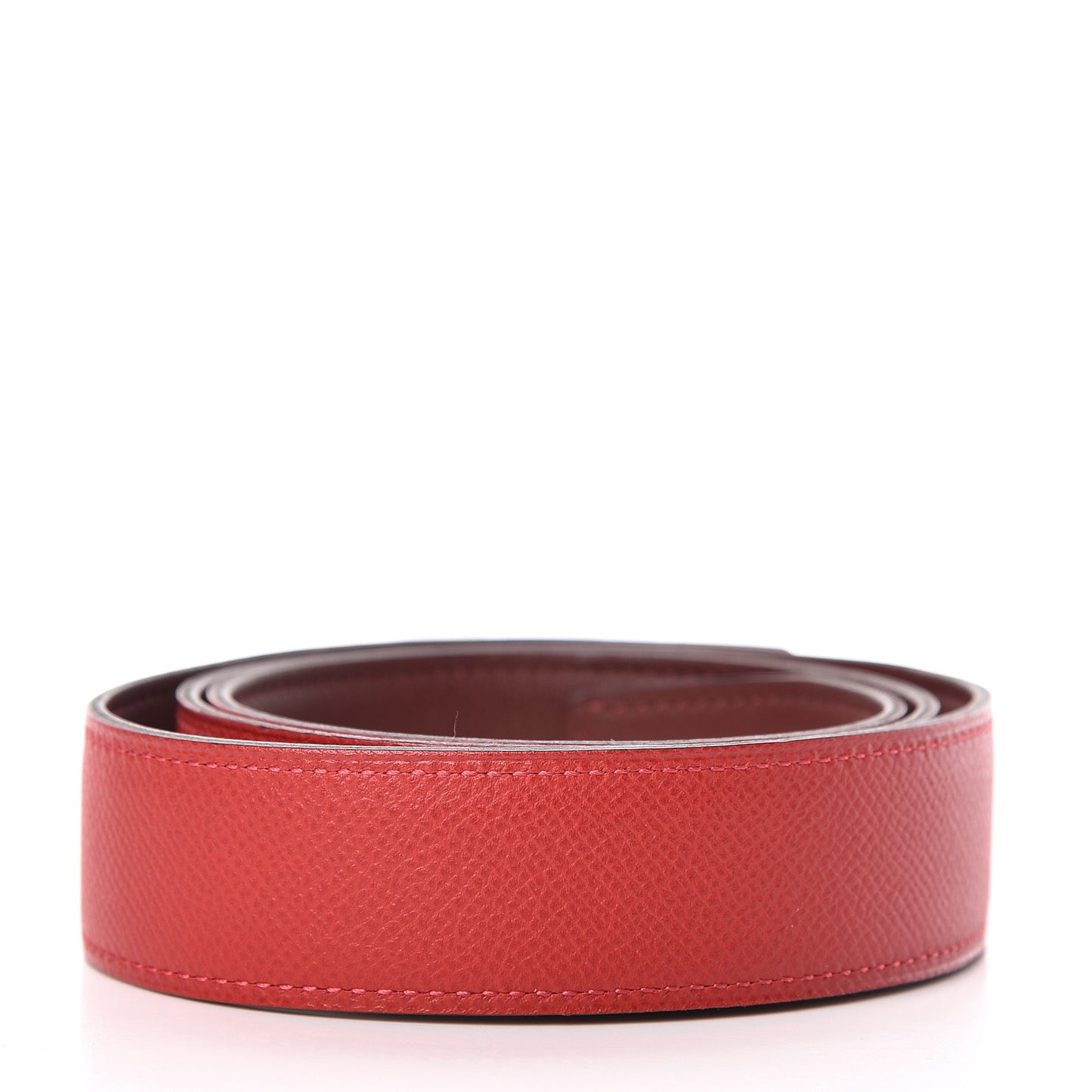 Epsom Swift 32mm Belt Strap 80 Rouge Casaque Rouge H