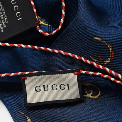 Gucci Silk Wondergarden Monogram Square 4 of 4