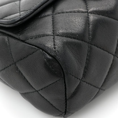 Chanel Lambskin Quilted Flap Cosmetic Case Black 10 of 17