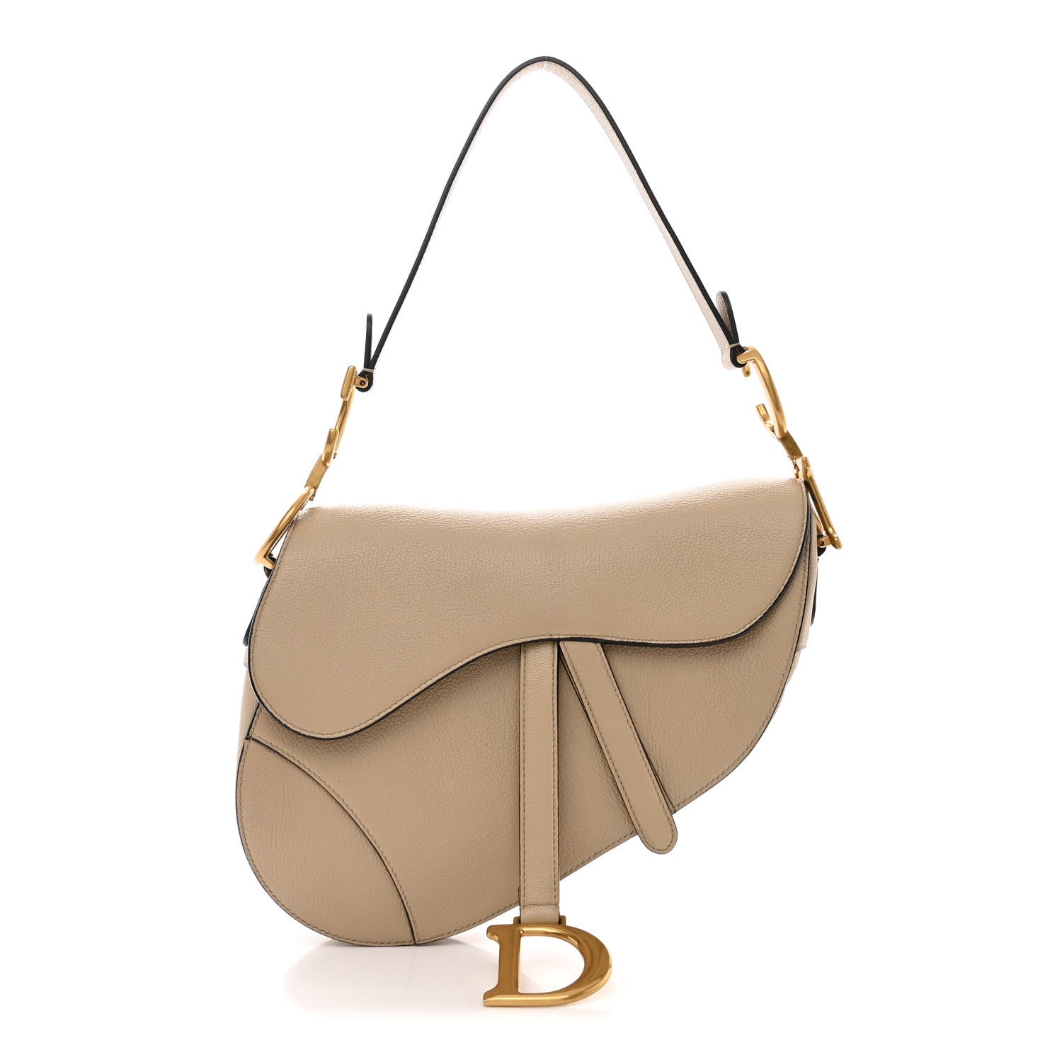 Christian Dior Shiny Goatskin Saddle Bag Corda 1 of 16