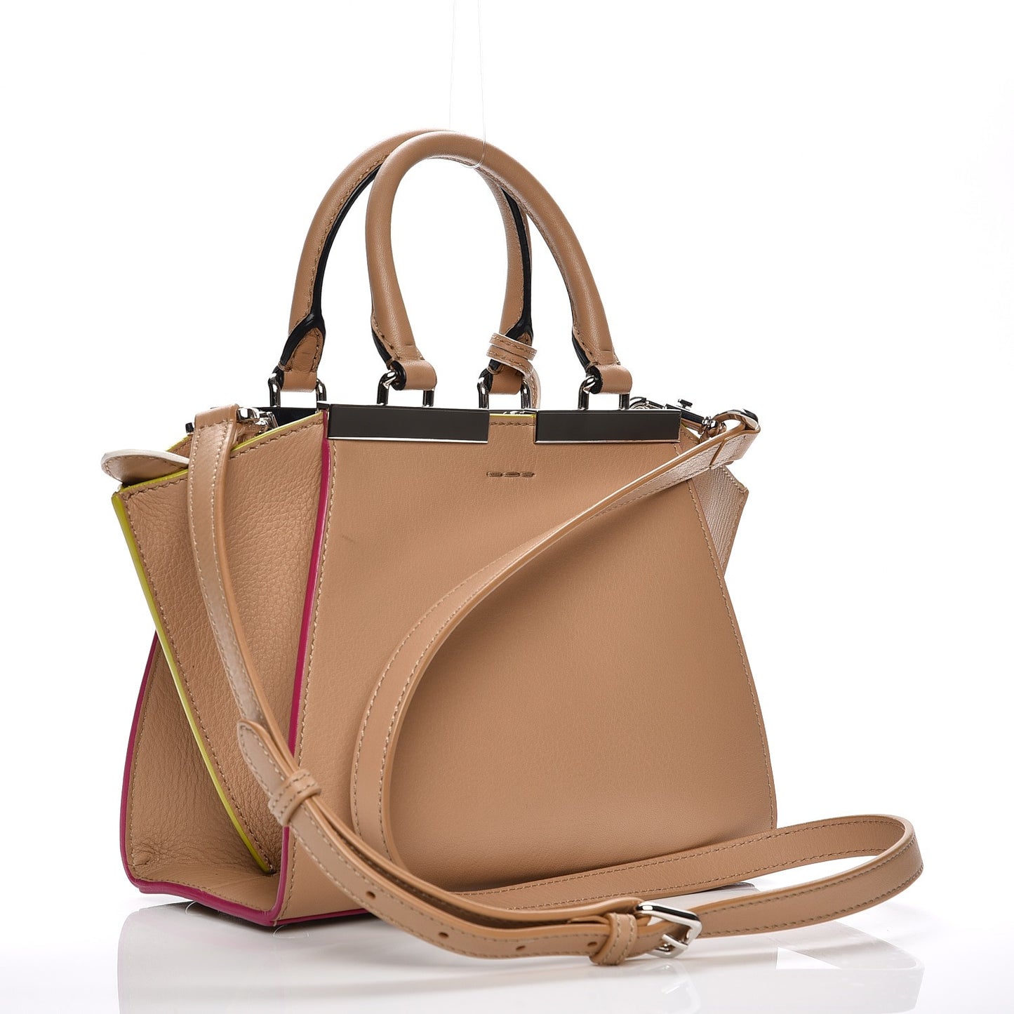 Vitello Dolce Mini 3Jours Tote Cuoio