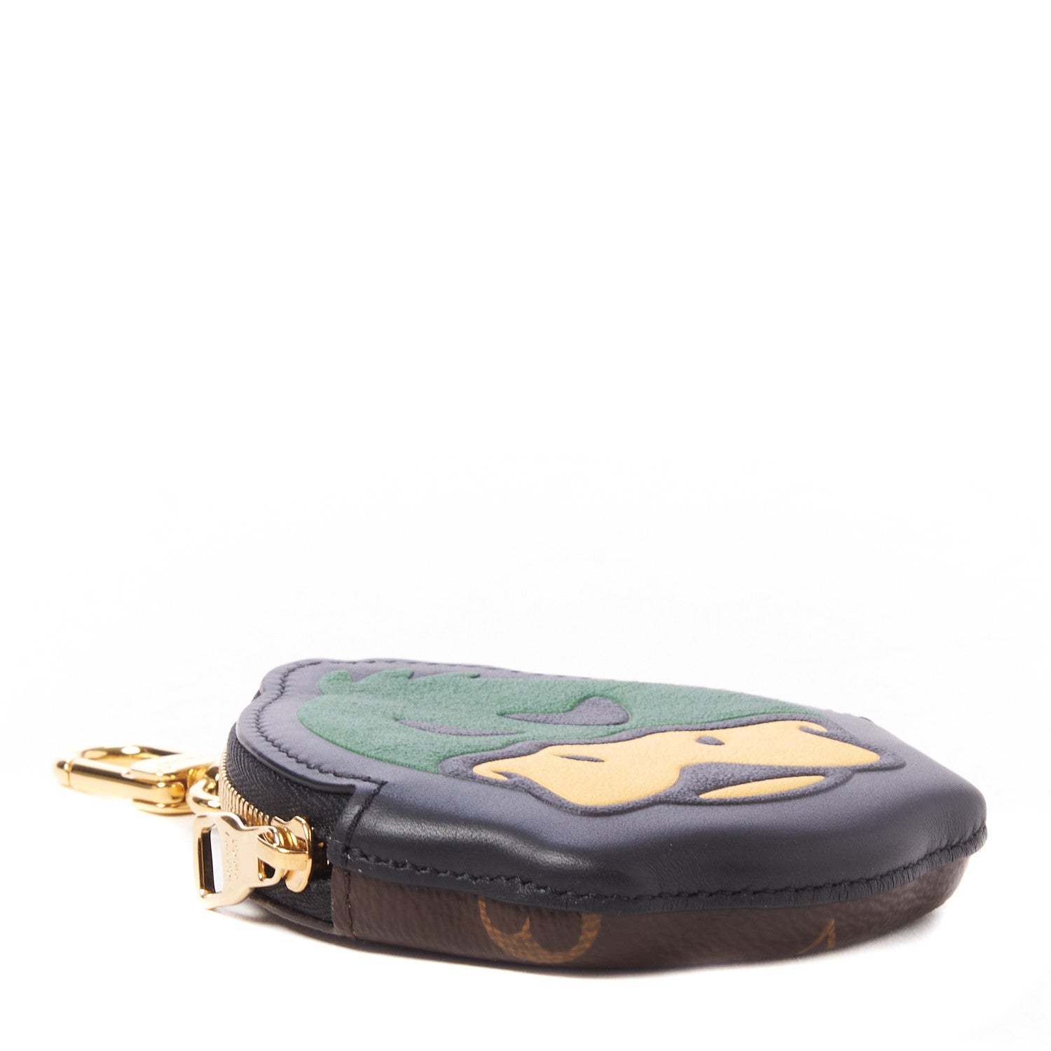 Louis Vuitton X NIGO Monogram Duck Coin Card Holder Black 3 of 8