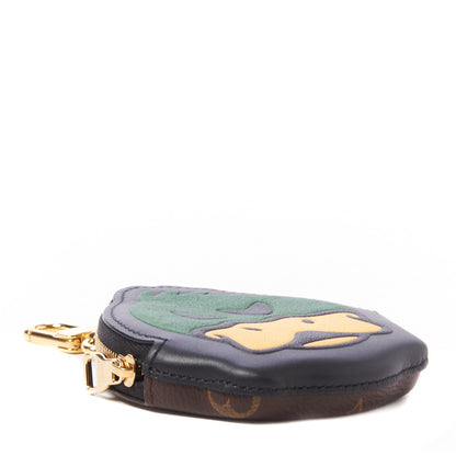 Louis Vuitton X NIGO Monogram Duck Coin Card Holder Black 3 of 8