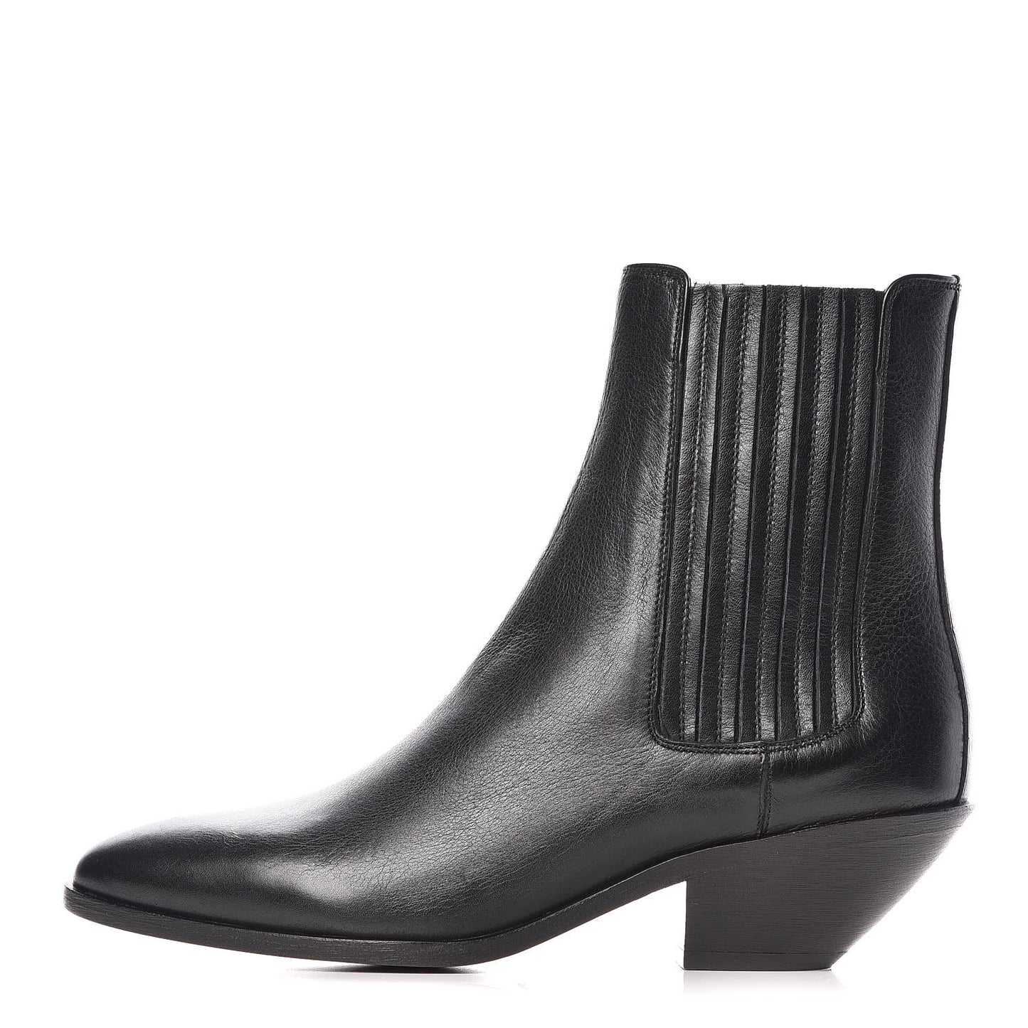 Calfskin Brit Souple Ankle Boots 36.5 Black