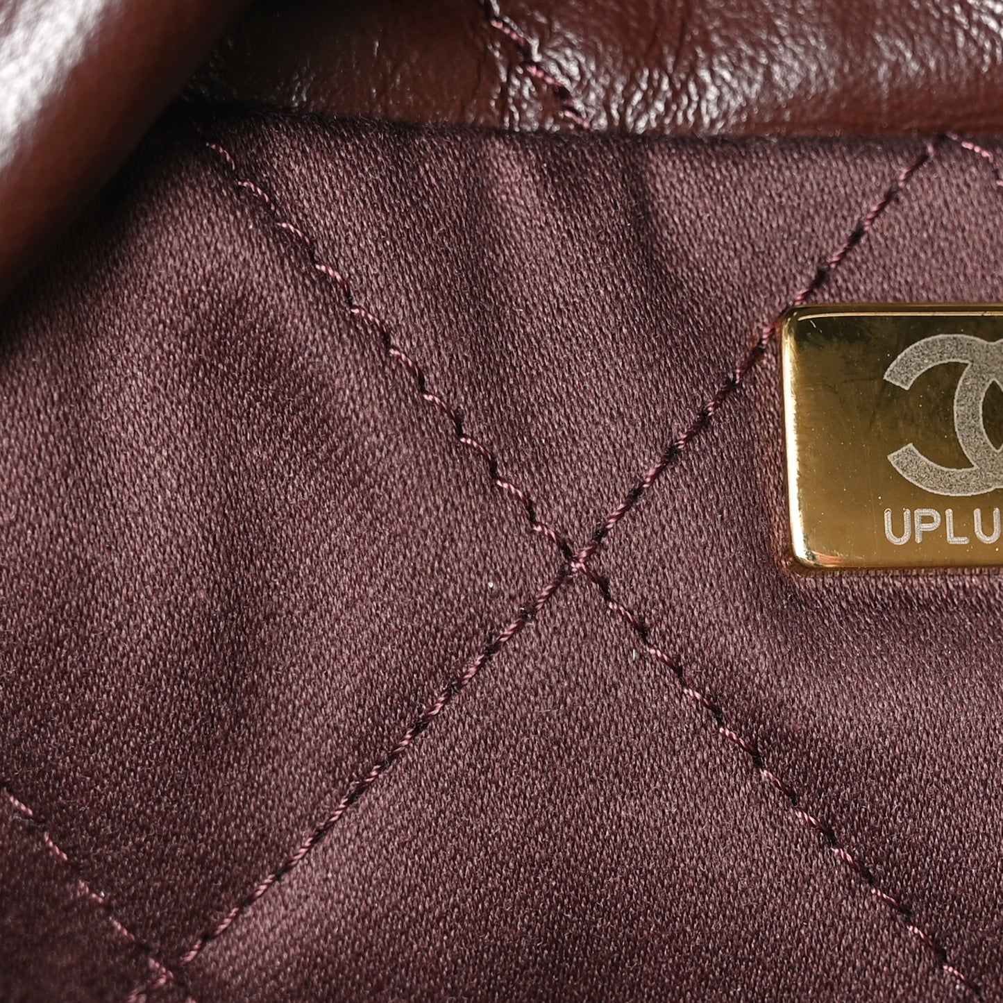 Shiny Calfskin Quilted Small Chanel 22 Dark Brown