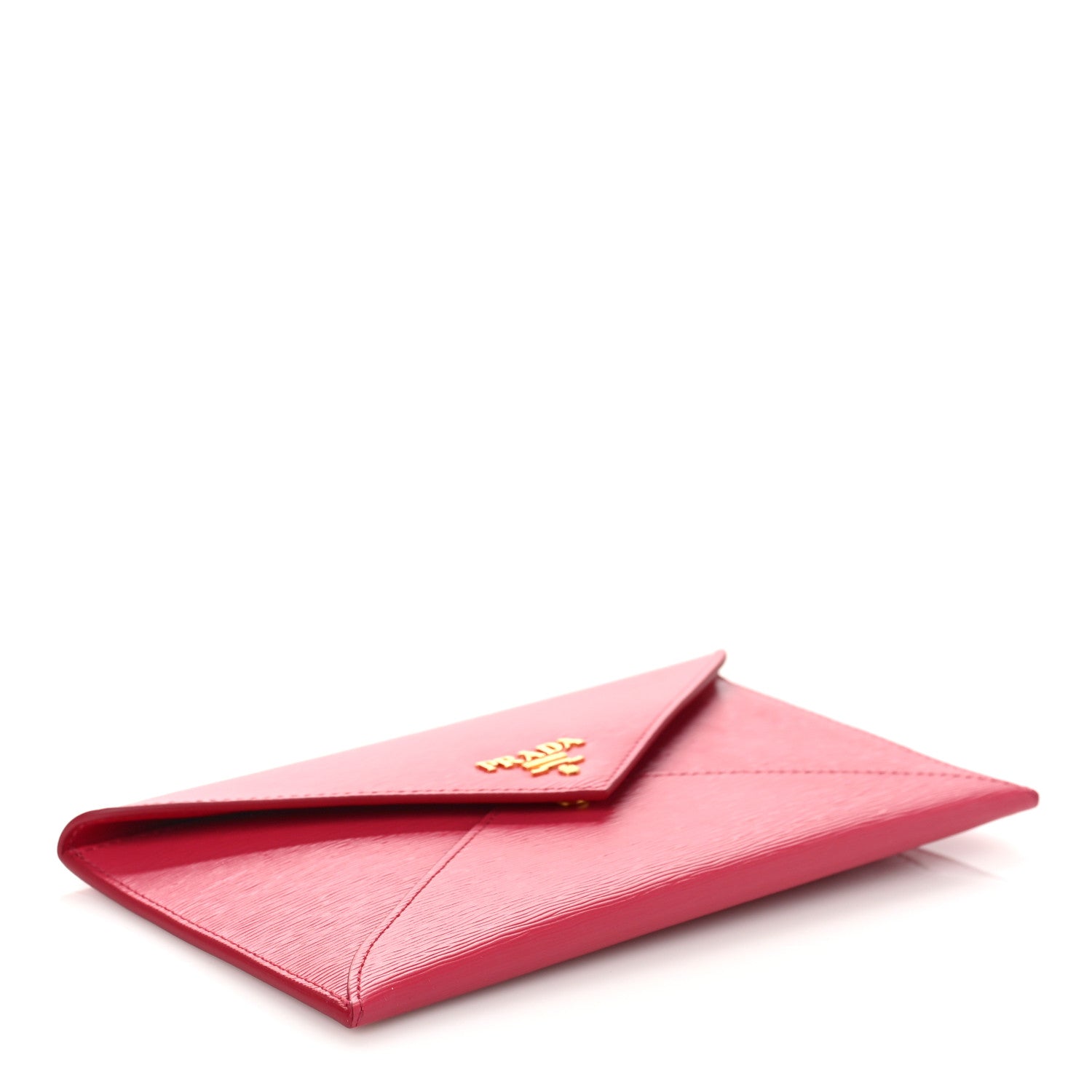 Prada Vitello Move Envelope Wallet Peonia 4 of 9