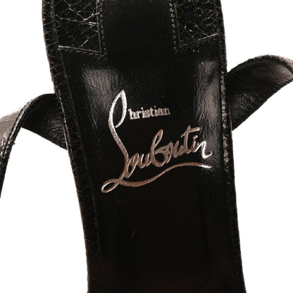 Christian Louboutin Specchio Star Loubi Queen Alta 150 Platform Sandals 36 Black 8 of 9