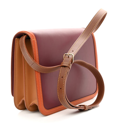Burberry Smooth Calfskin Monogram Medium TB Bag Burgundy Multicolor 4 of 10