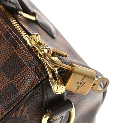 Louis Vuitton Damier Ebene Speedy Bandouliere 25 10 of 14