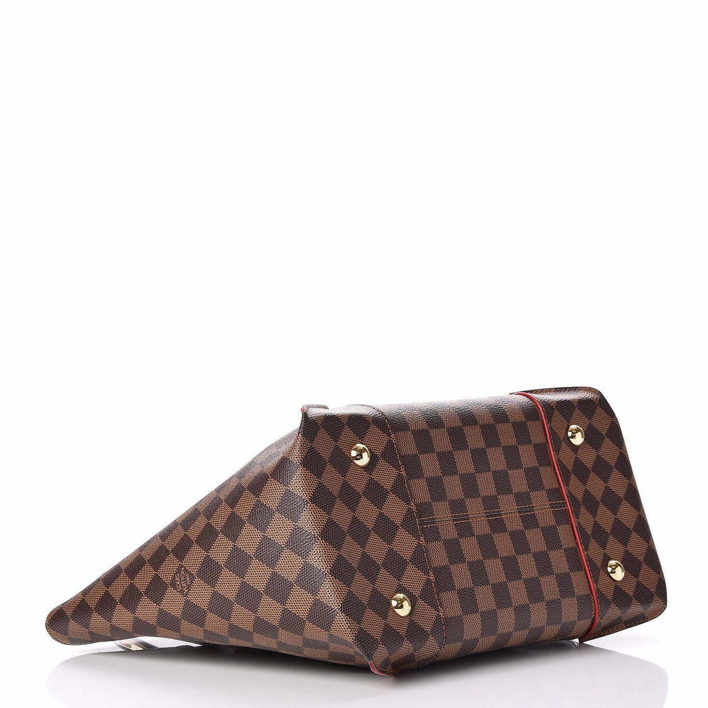 Damier Ebene Caissa Tote MM Cherry