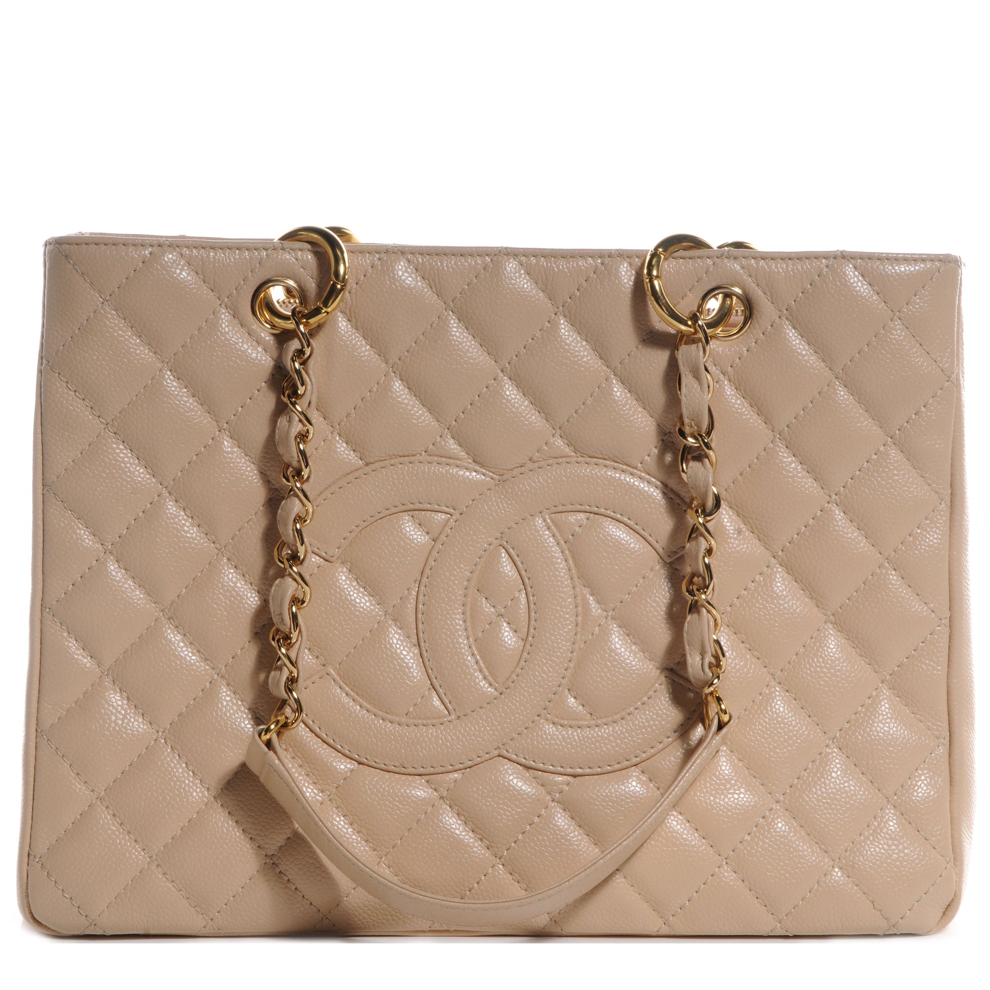 Chanel Caviar Grand Shopping Tote GST Beige Clair 1 of 7