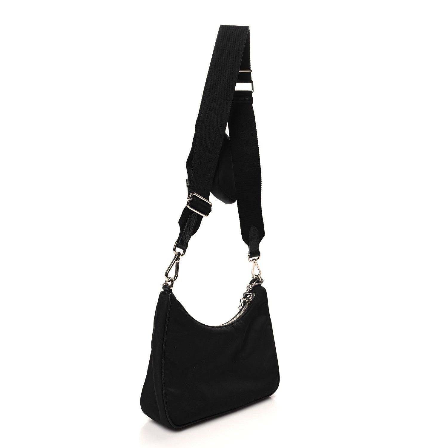 Prada Nylon Re-Edition 2005 Shoulder Bag Black 3 of 9