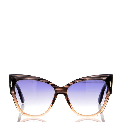 Tom Ford Anoushka Sunglasses TF371 Melange Grey Peach 2 of 7