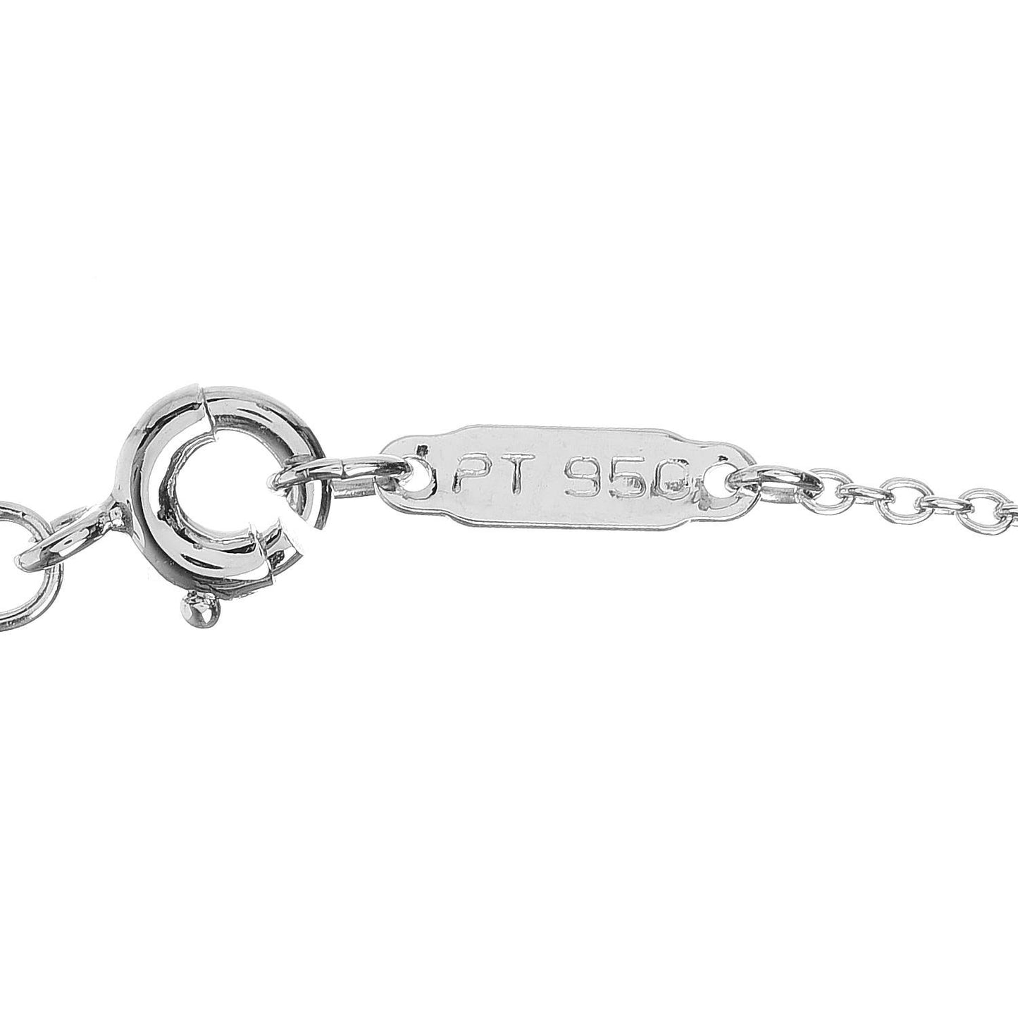 Platinum Diamond .17ct Solitaire Pendant Necklace