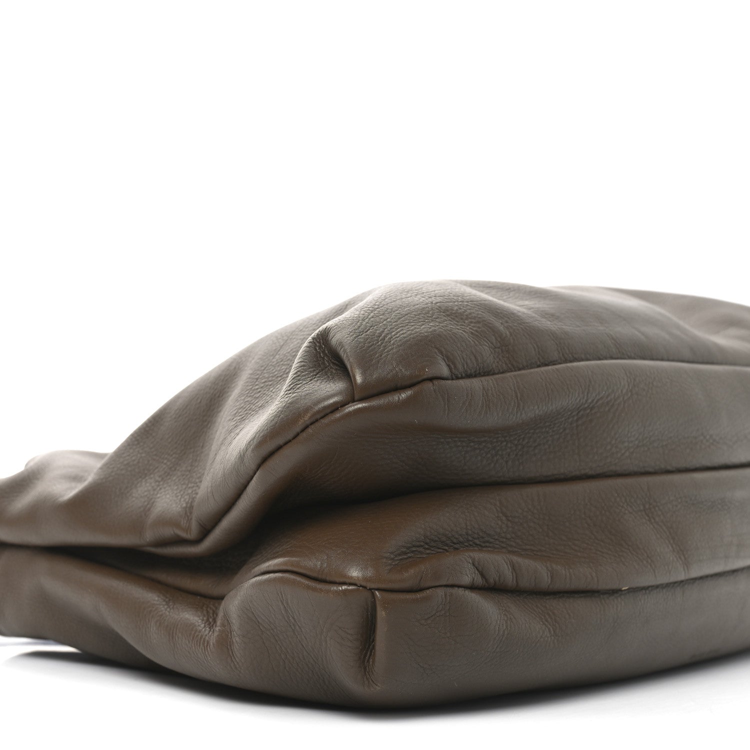 The Row Goatskin Bourse Bag Coppery Yellow Brown Melange 9 of 11