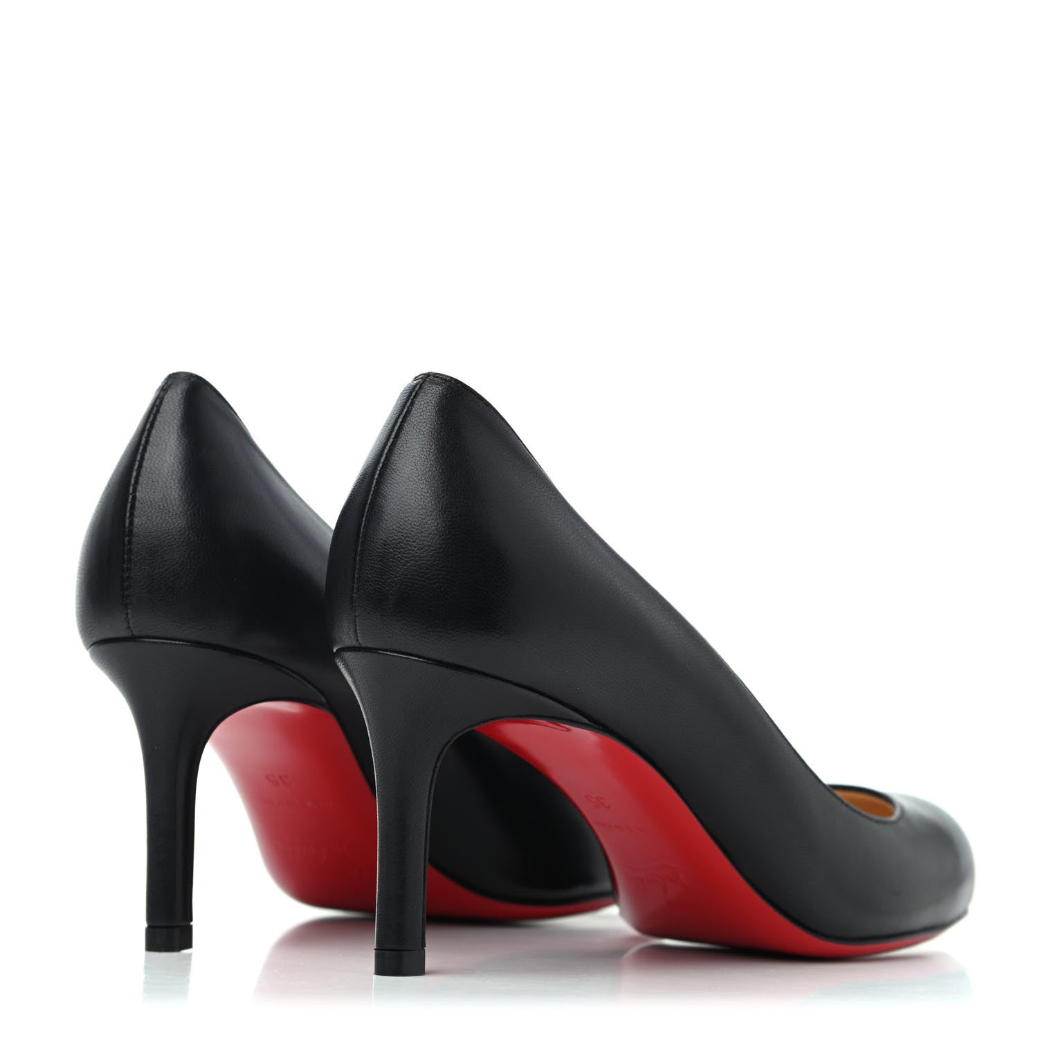 Christian Louboutin Shiny Nappa Simple 70 Pumps 35 Black 3 of 4