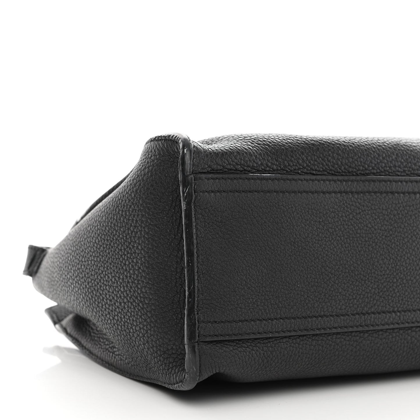Soft Calfskin Small Jackie Top Handle Bag Black