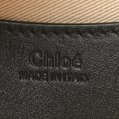 Chloe Calfskin Suede Large Tess Bag Black 6 of 10