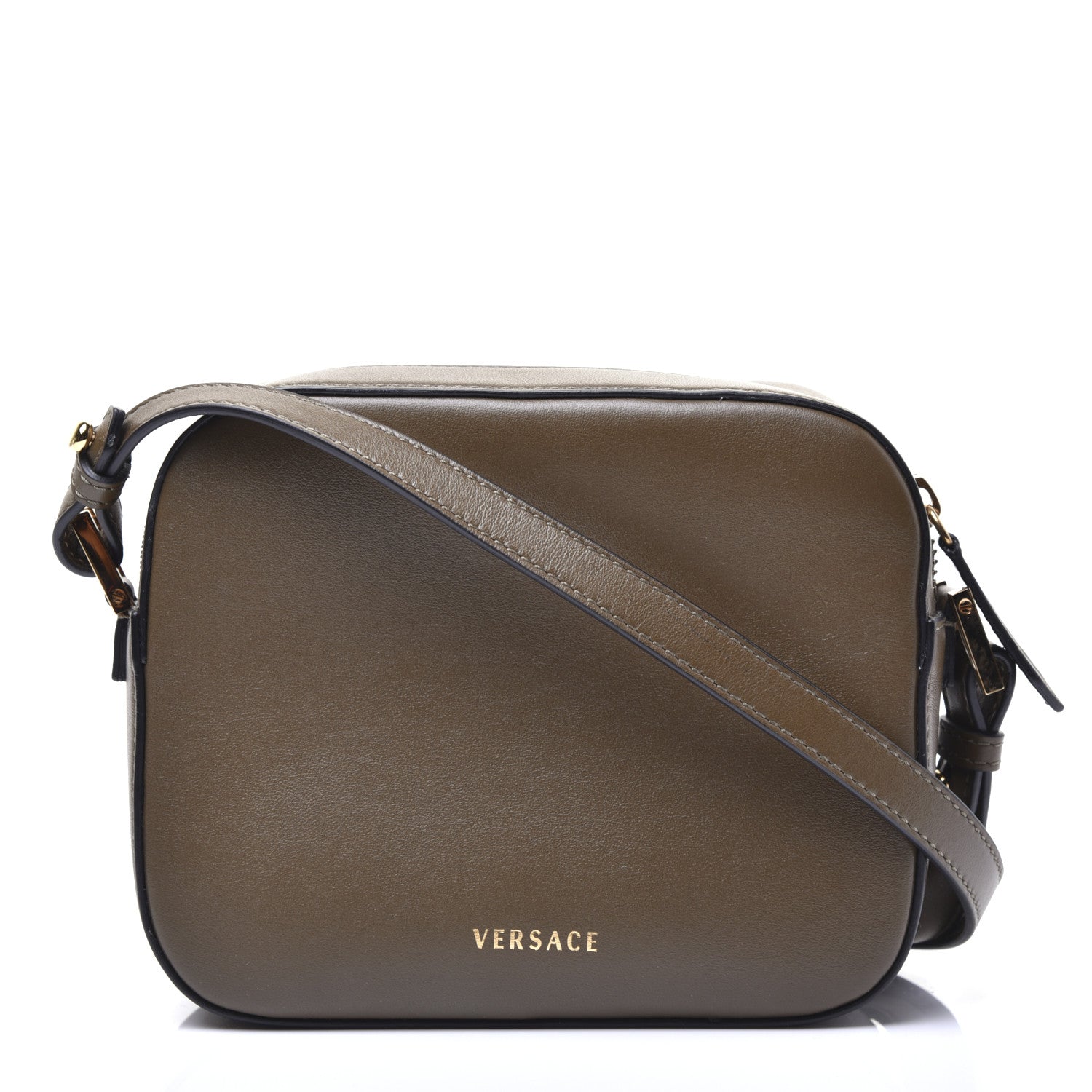 Versace Nappa Virtus Camera Bag Khaki 10 of 14