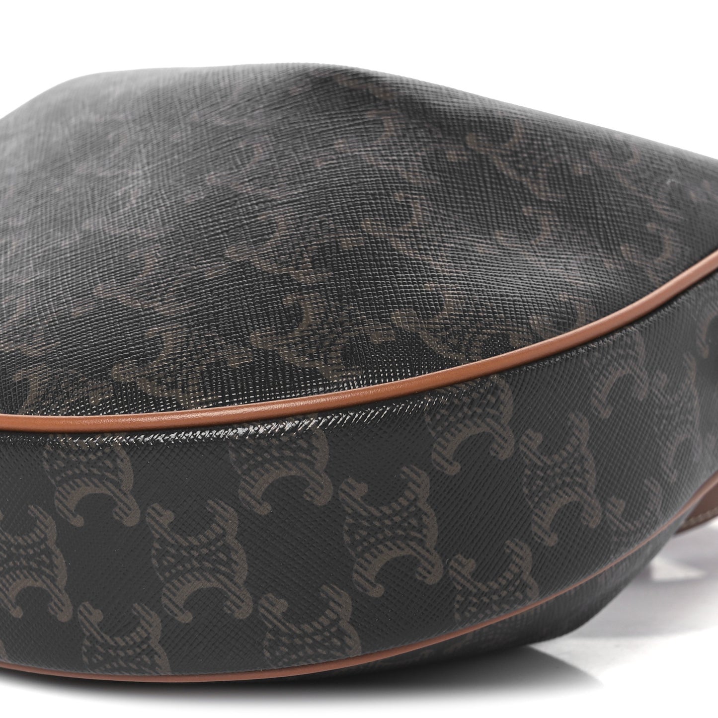 Calfskin Triomphe Canvas Teen Lulu Shoulder Bag Tan