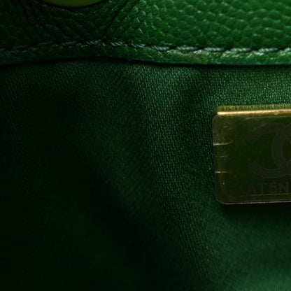 Chanel Caviar Quilted Small Chanel 25 Handbag Green 7 of 11