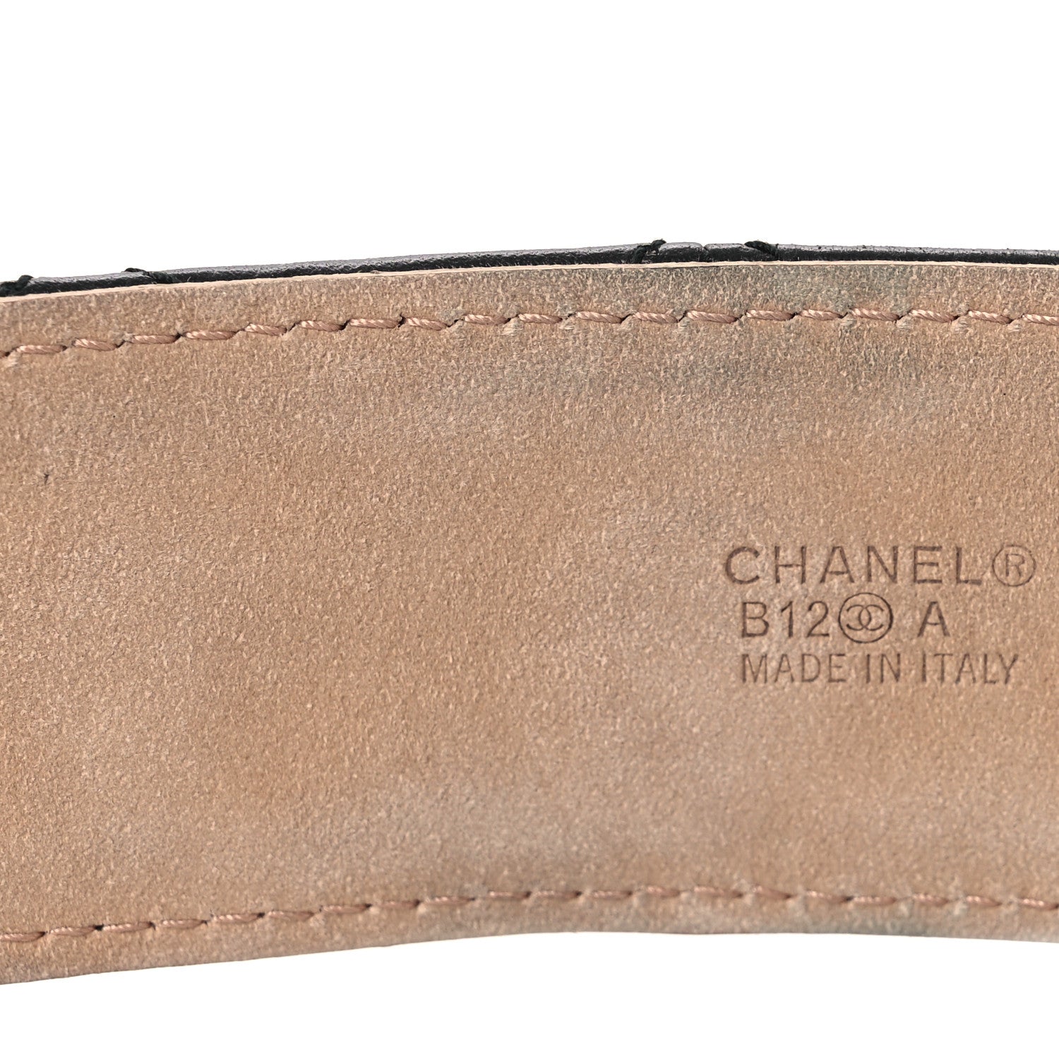 Chanel Lambskin Quilted CC Belt 85 34 Black 5 of 9