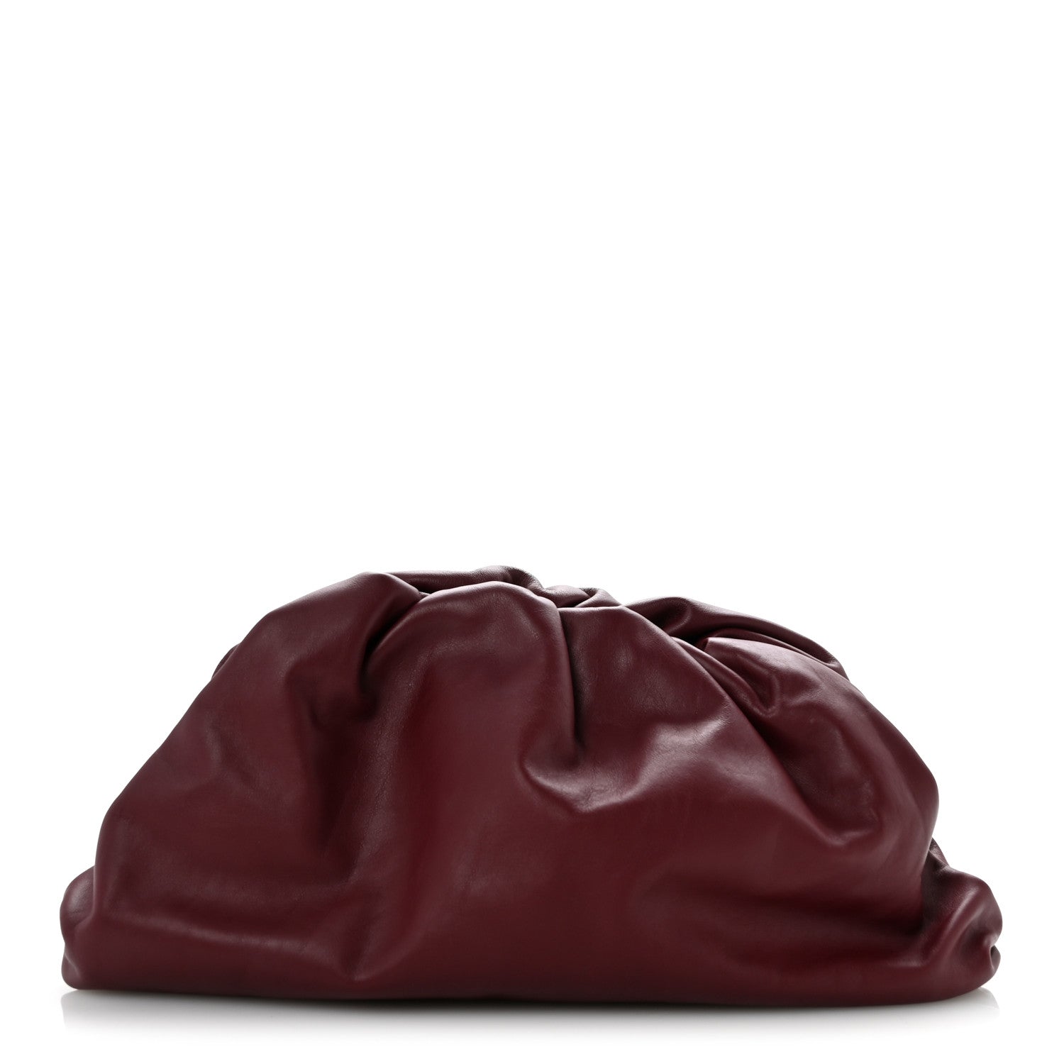 Bottega Veneta Smooth Butter Calf The Pouch Oversized Clutch Bordeaux 1 of 11