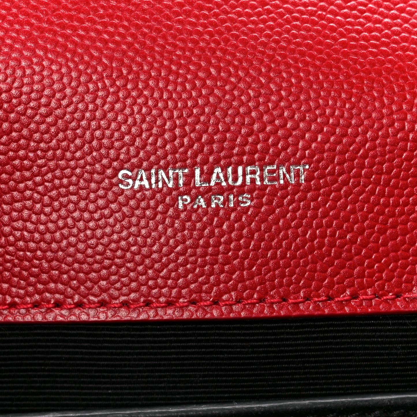 Grain De Poudre Textured Mixed Matelasse Triquilt Medium Monogram Satchel Rouge Eros