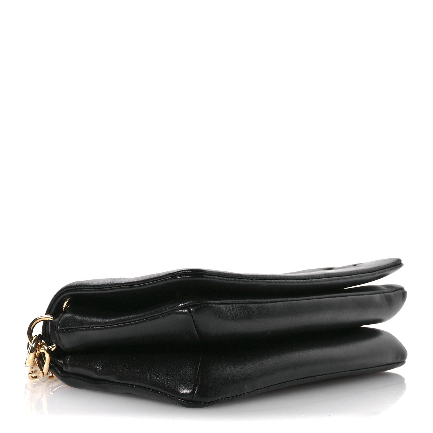 Louis Vuitton Lambskin Embossed Monogram Pochette Coussin Crossbody Black 4 of 10