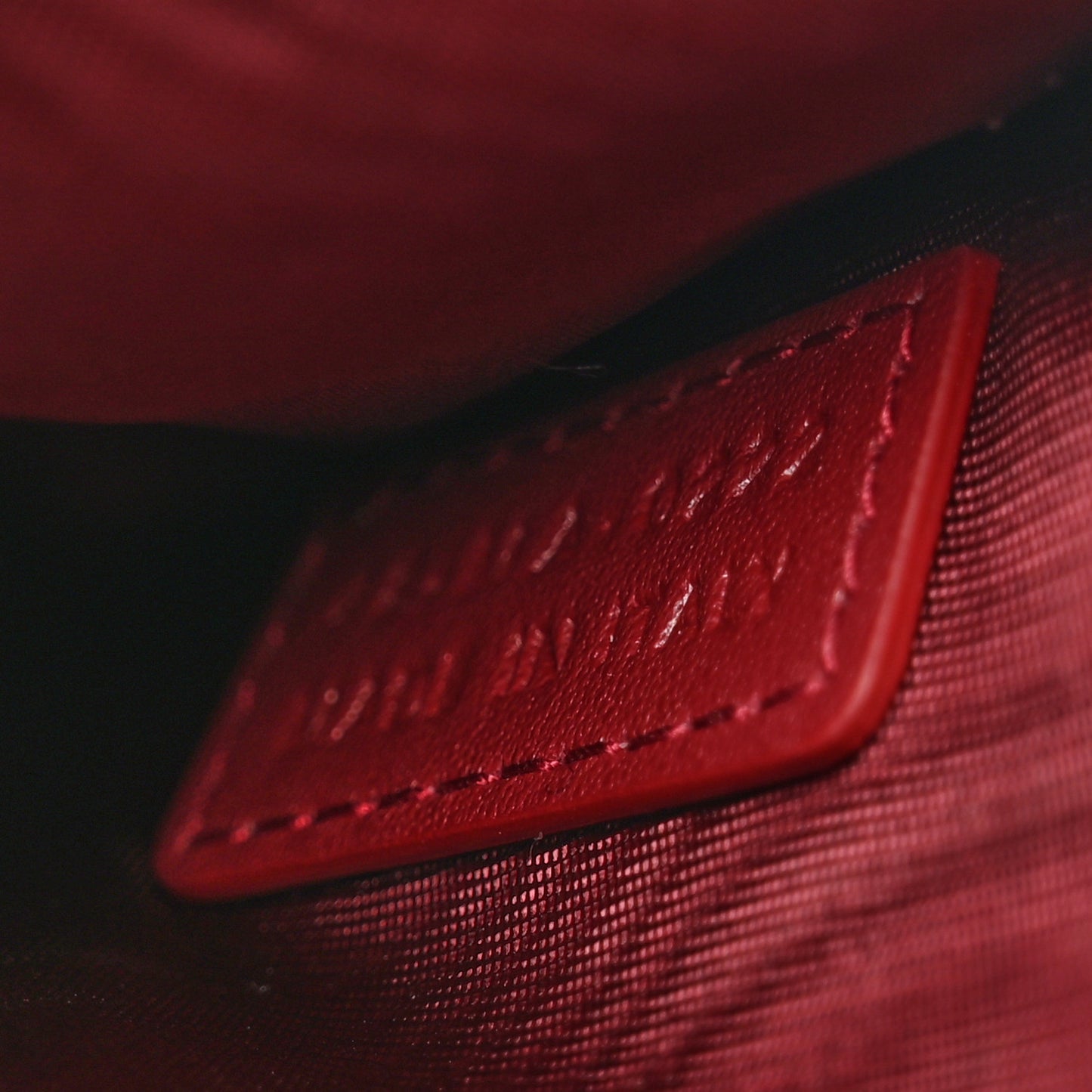 Patent Lady Dior Convertible Clutch Inserts Red