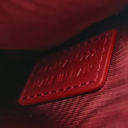 Christian Dior Patent Lady Dior Convertible Clutch Inserts Red 9 of 10