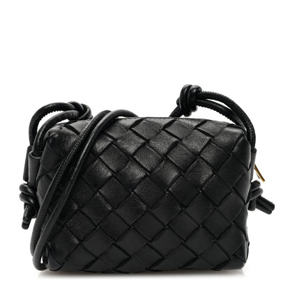 Bottega Veneta Nappa Intrecciato Candy Loop Camera Bag Black 1 of 9