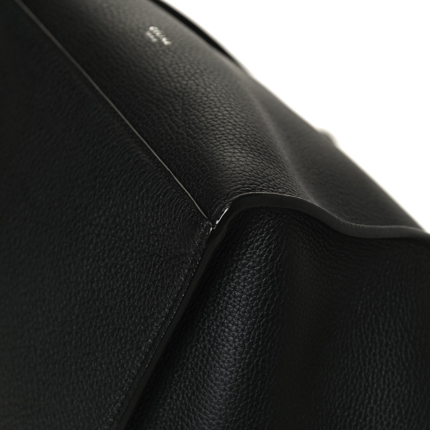 Celine Supple Grained Calfskin Small Long Strap Big Bag Black 13 of 13