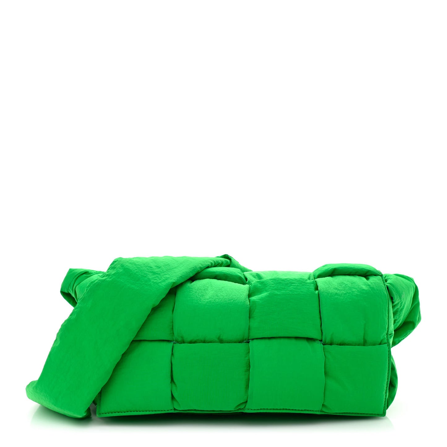 Nylon Intrecciato Padded Tech Cassette Bag Parakeet