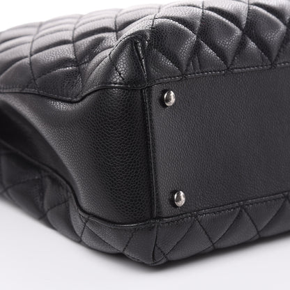Chanel Caviar Quilted City Shopping Tote Black 10 of 14