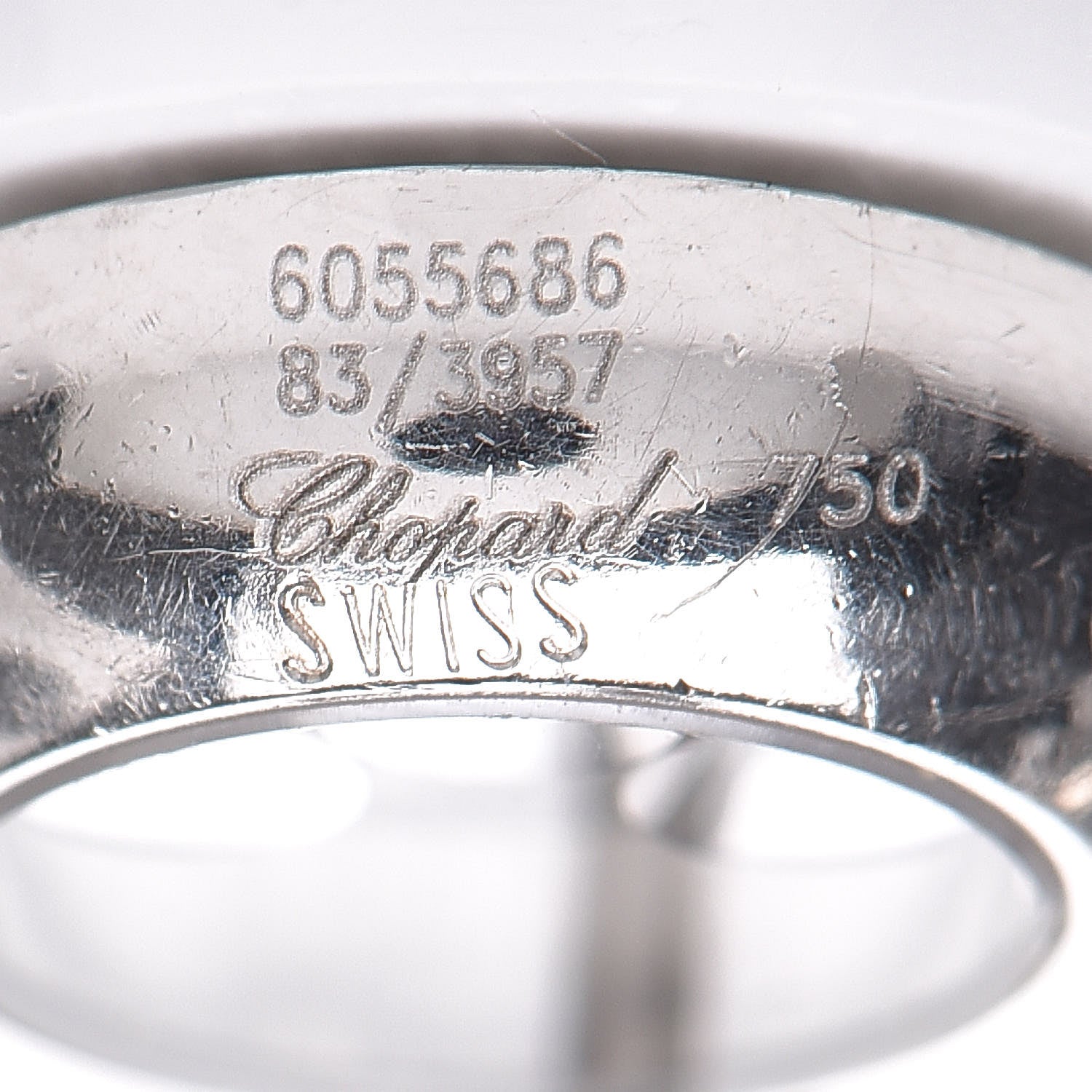 Chopard 18K White Gold Happy Diamonds Icons Drop Earrings 4 of 4
