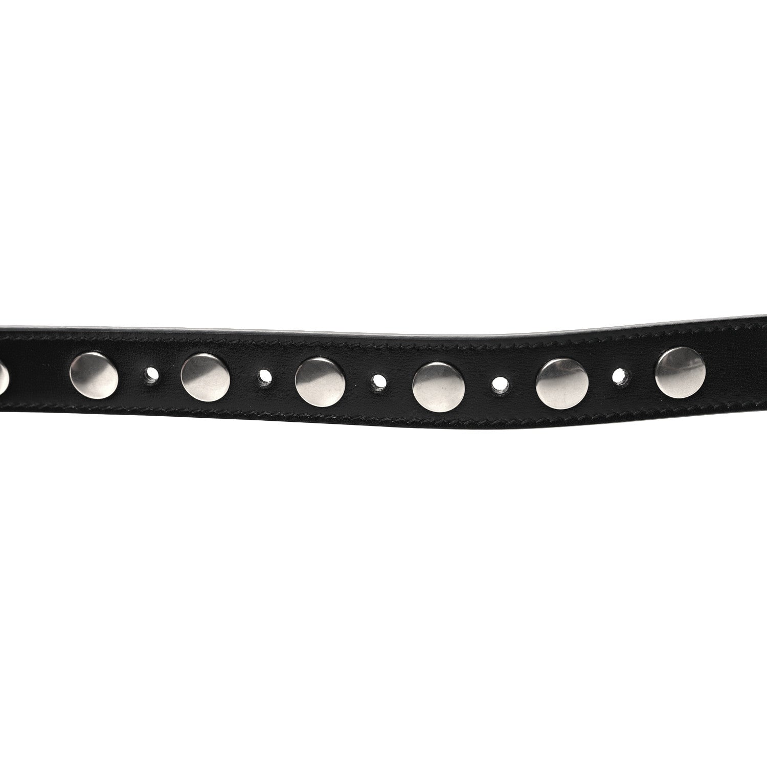 Gucci Calfskin Slim Studded Belt 85 34 Black 3 of 6